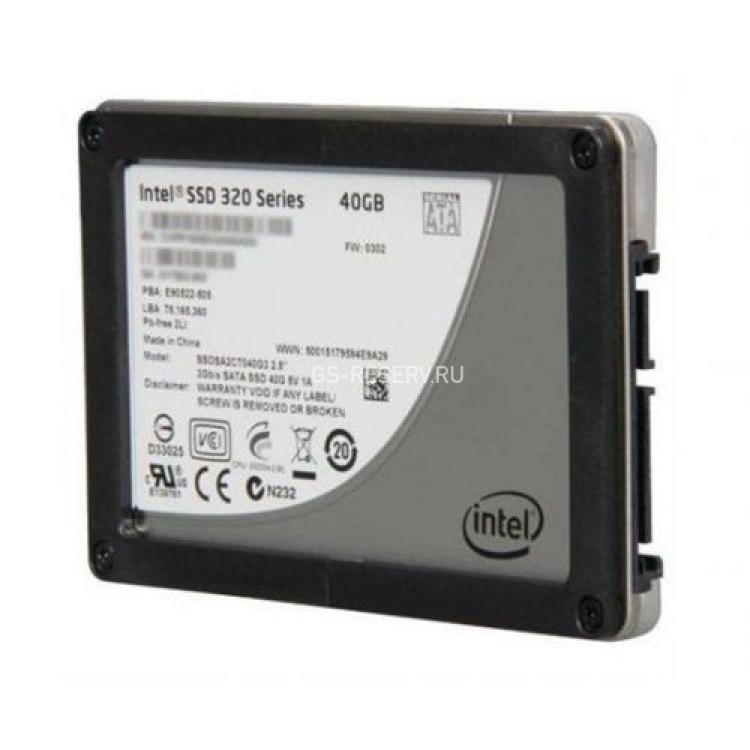 Твердотелый Накопитель SSD Intel SSD 320 Series 40Gb 270Мб/сек MLC 3G SATAII 2,5" 7mm(SSDSA2CT040G3)