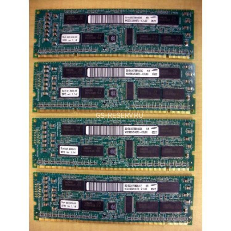 RAM DIMM Sun (Samsung) 4x512Mb For Netra 20/1280 Sun Blade 1000/2000 Sun Fire E2900/12K/15K/280R/3800/4800/4810/6800/V880/V880z/E20K/E25K/V1280/V480(501-7385)