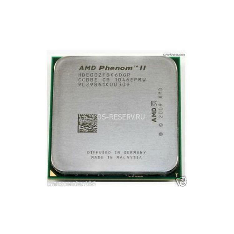 Процессор AMD Phenom II X6 1100T 3300(3700)Mhz (L3-6Mb/2000) 6x Core 125Wt Socket AM3 Thuban(HDE00ZFBK6DGR)