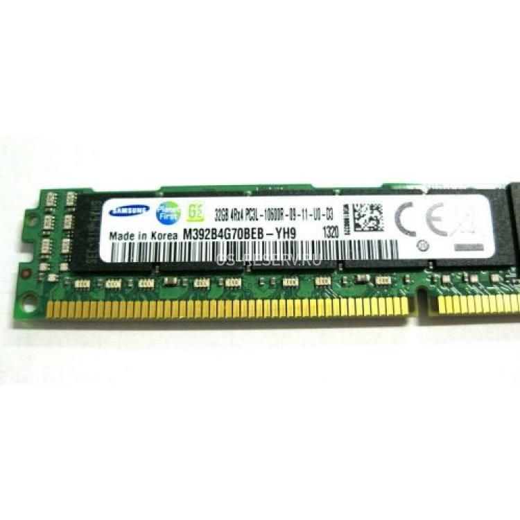 RAM DDRIII-1333 Samsung 32Gb 4Rx4 REG ECC VLP PC3L-10600R-09(M392B4G70BEB-YH9)