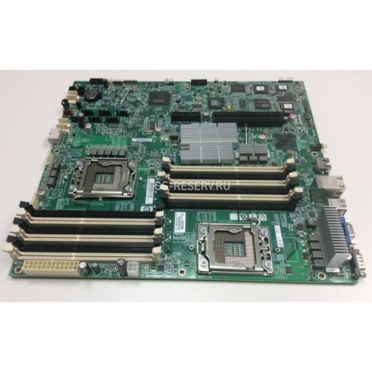 Материнская Плата HP i5500 Dual Socket 1366 12DDR3 6SATAII 2PCI-E16x SVGA 2xGbLAN E-ATX 5860Mhz For DL320G6 SE1120 SE1120G7(583724-001)