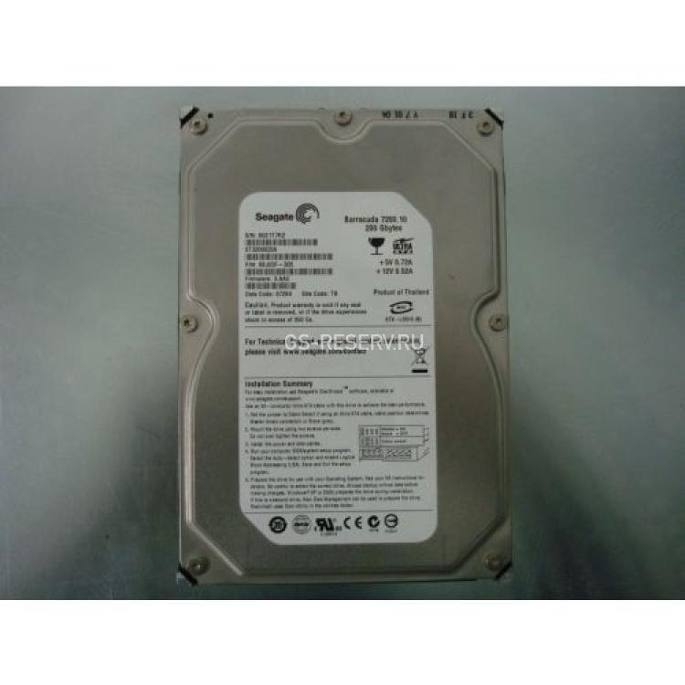 Жесткий Диск Seagate Barracuda 7200.10 200Gb (U100/7200/8Mb) IDE(ST3200820A)