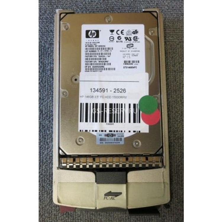 Жесткий Диск HP (Seagate) Cheetah 15K.4 ST3146854FC 146,8Gb (U2048/15000/8Mb) 40pin Fibre Channel 3,5" For StorageWorks EVA 3000 4100 4000 5000 6100 6000 8100 8000 M5314 DS2500(364617-001)