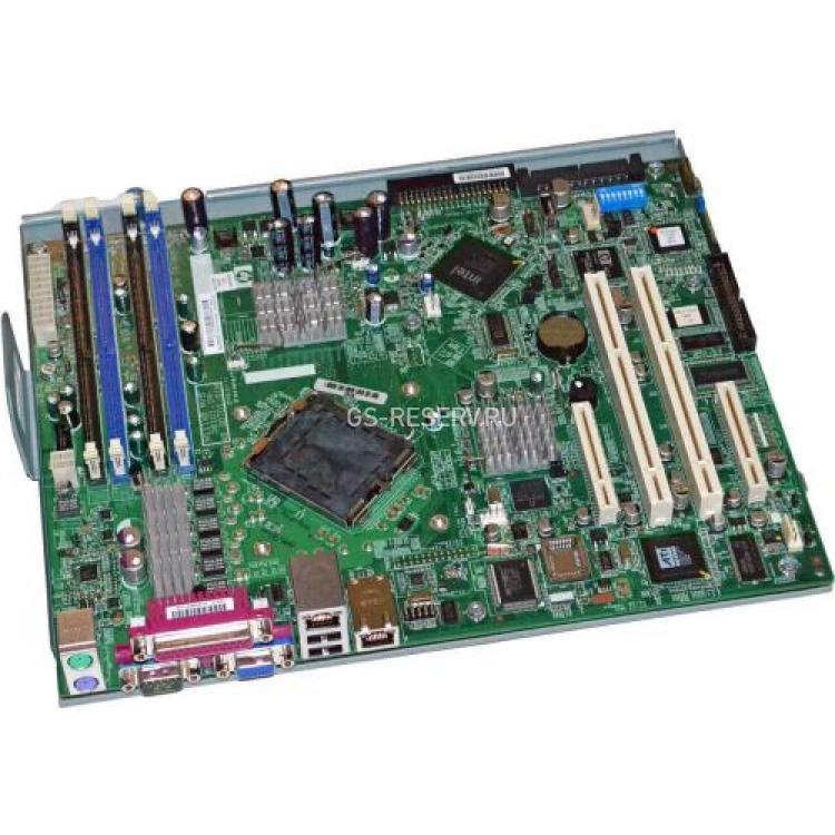Материнская Плата HP iE3000 S775 4DualDDRII-667 4SAS 1xSFF8484 2SATAII U100 2PCI-E8 2PCI-X 2LAN1000 SVGA ATX For ML310G4(419643-001)