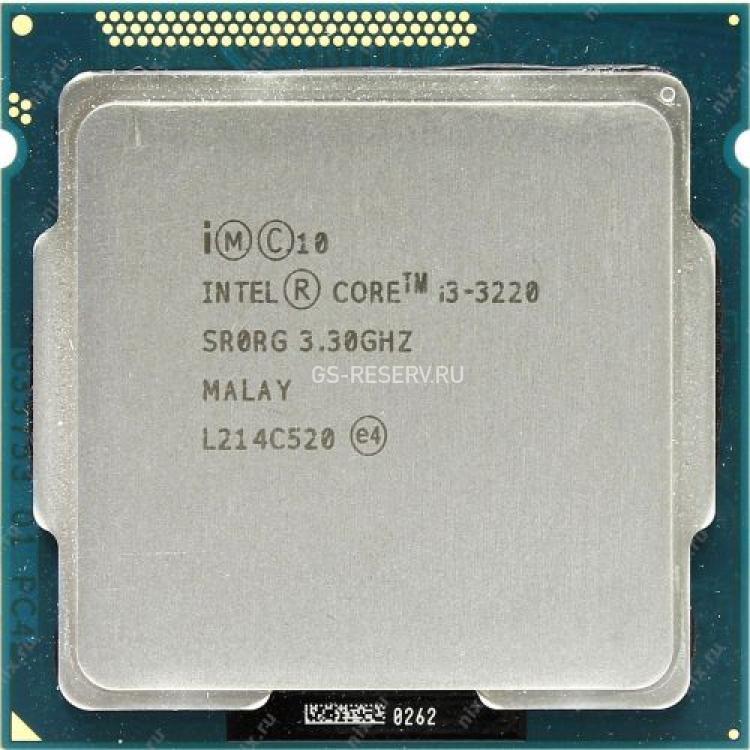 Процессор Intel Core i3 3300Mhz (5000/L3-3Mb) 2x Core 55Wt Socket LGA1155 Ivy Bridge(SR0RG)