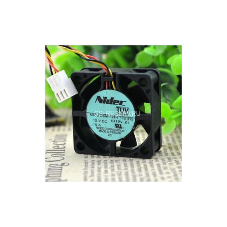 Вентилятор Nidec (EX) 0.15A 12v 8000 об/мин 8,48CFM 33,5dBA 40x40x15mm(D04R-12TH 17B)