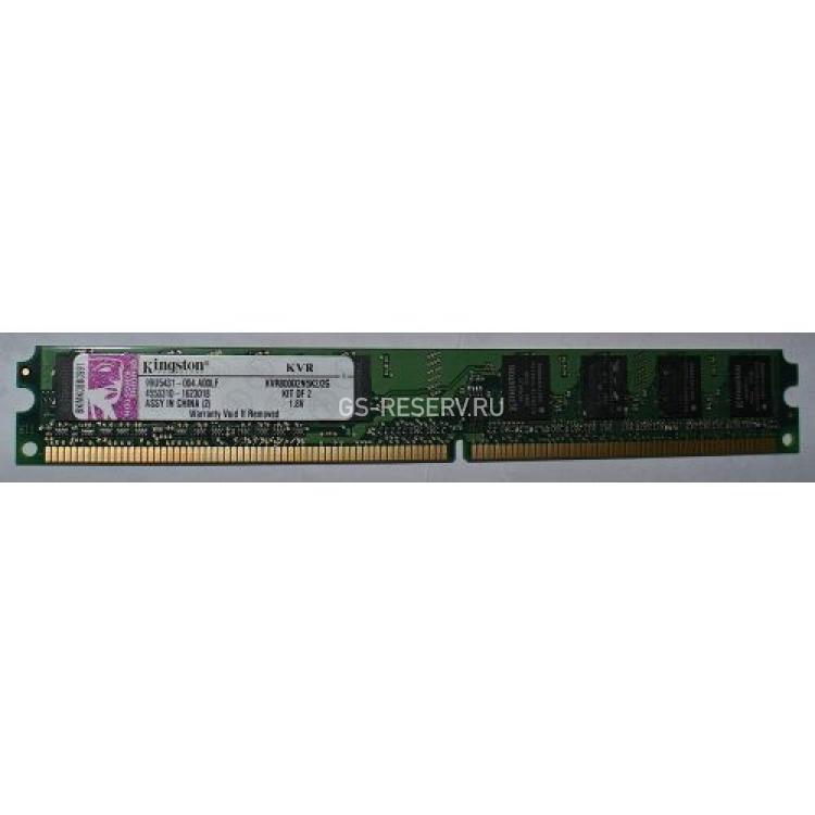 RAM DDRII-800 Kingston 2x1Gb PC2-6400U(KVR800D2N5K2/2G)