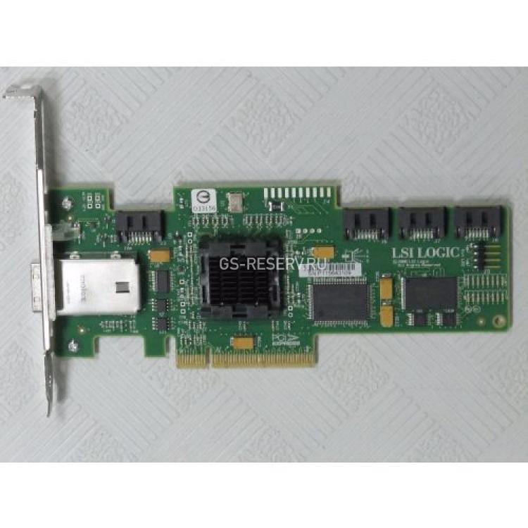 Контроллер SAS IBM (LSI Logic) LSISAS1068 Int-4xSAS/SATA Ext-1xSFF-8088 (4xSAS/SATA) RAID10 U300 LP PCI-E8x(SAS3444E)