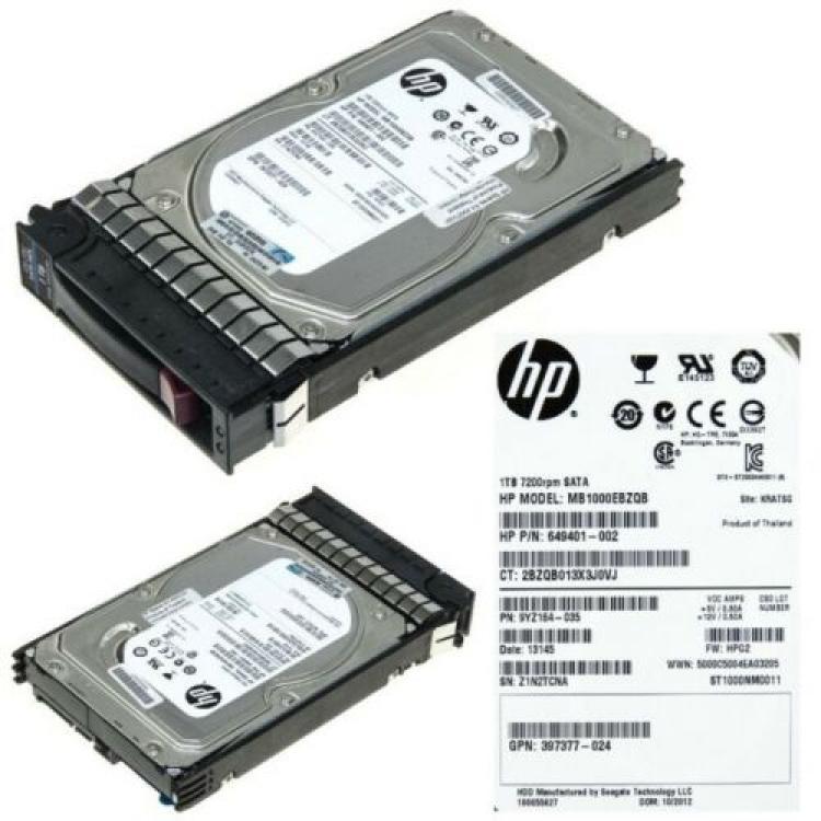 Жесткий Диск HP (Seagate) Constellation ES ST1000NM0011 1Tb (U600/7200/64Mb) 6G SATAIII For Gen5 Gen5p Gen6 Gen7(622519-001)