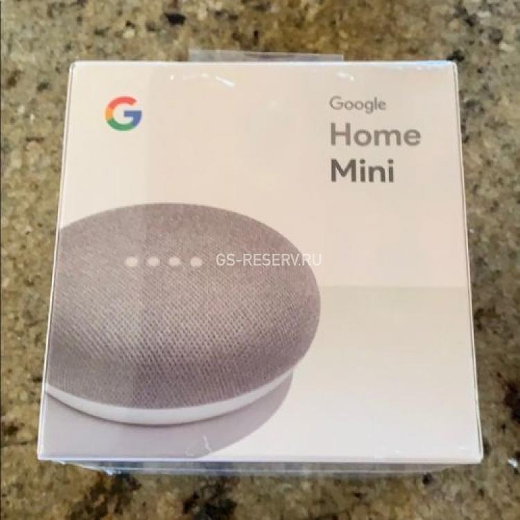 Умная Колонка Google Home Mini Wi-Fi 2.4Ghz/5Ghz 802.11 b/g/n/ac Bluetooth 4.1 Google Assistant Chalk Серебристый(GA00210-US)