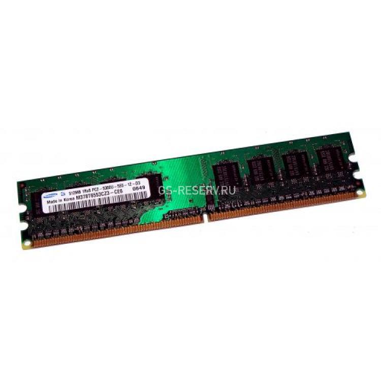RAM DDRII-667 Samsung 512Mb 1Rx8 PC2-5300U(M378T6553CZ3-CE6)