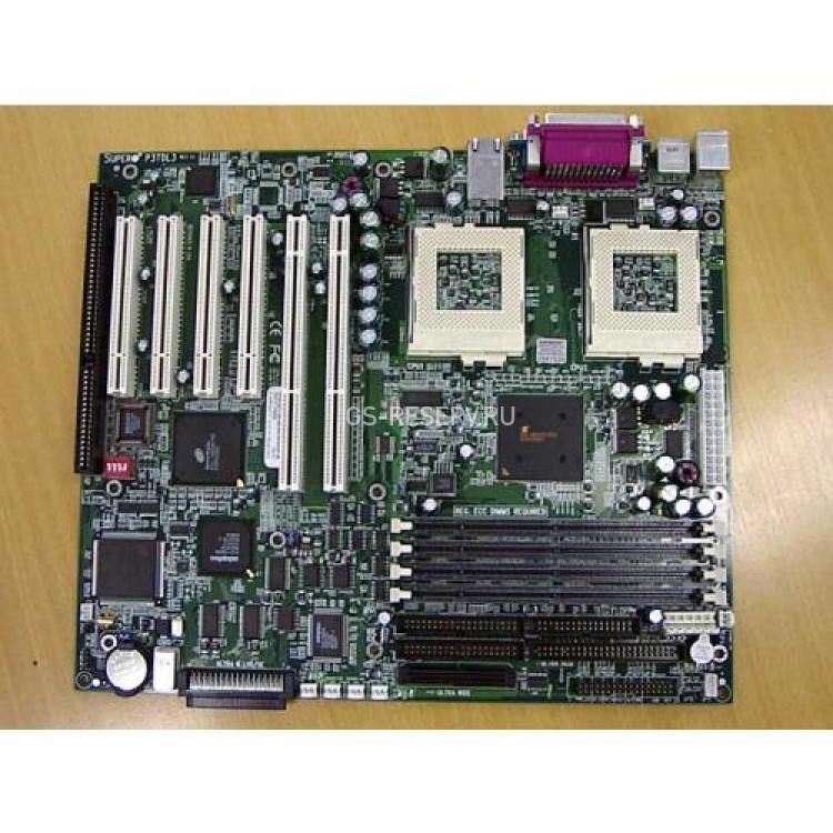 Материнская Плата SuperMicro ServerworksIIILE Dual Socket 370 4SDR 2U160SCSI U100 2PCI-X 4PCI ISA SVGA LAN ATX(P3TDL3)