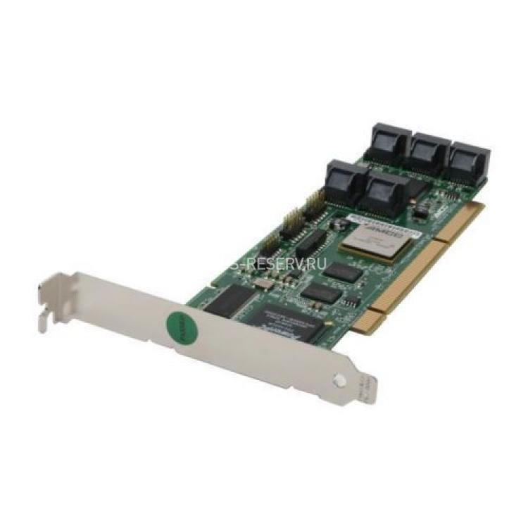 Контроллер RAID SATA 3Ware PowerPC405CR 256Mb 8xSATAII RAID5 SATAII-300 LP PCI-X(700-3188-04)