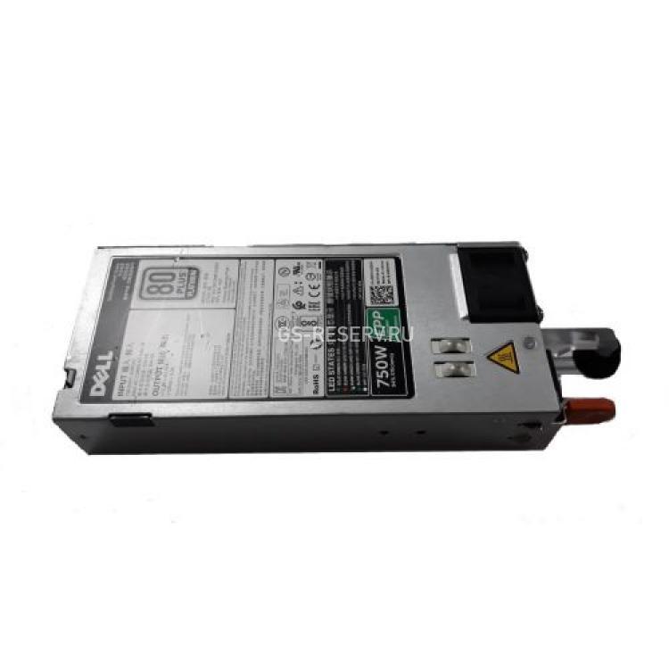 Резервный Блок Питания Dell 750Wt (Delta) Platinum для серверов PowerEdge R530 R540 R630 R640 R730 R730XD R740 R740XD R830 R840 R930 T430 T440 T630 T640 R7415 R7425 PowerVault NX3240 NX3330(450-ADWSt)