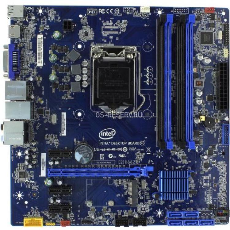 Материнская Плата Intel iH87 S1150 HT 4DualDDRIII 5SATAIII SATAExpress PCI-E16x3.0 3PCI-E1x DVI HDMI DP LAN1000 AC97-10ch 4USB3 mATX 5000Mhz(DH87RL)