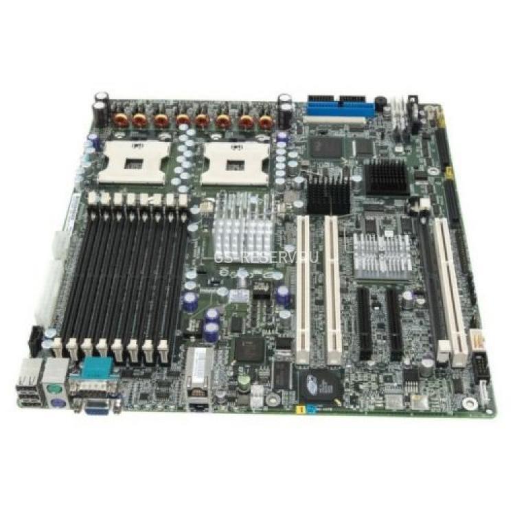 Материнская Плата Intel iE7520 Dual Socket 604 8DDRII 2SATA 2xUW320SCSIRAID U100 2PCI-E8x 3PCI-X SVGA 2xGbLAN UW320SCSI E-ATX 800Mhz(SE7520AF2)