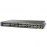 Коммутатор Cisco 48port-10/100Mbps 2port-10/100/1000Mbps UTP 1U 19"(WS-C2960-48TT-L)