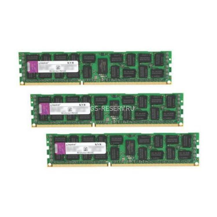 RAM DDRIII-1333 Kingston 24Gb (3x8Gb) 2Rx4 REG ECC PC3-10600R(KVR1333D3D4R9SK3/24G)