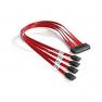 Шлейф SAS 1xSFF-8484 (32Pin) To 4xSATA (4xSATA Жесткий Диск или Корзина)(1xSFF-8484-4xSATA)