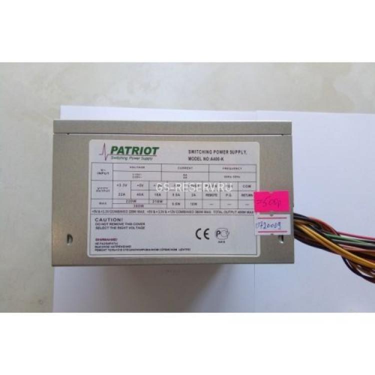 Блок Питания Patriot 400Wt 24+4Pin P4 ATX(A400-K)