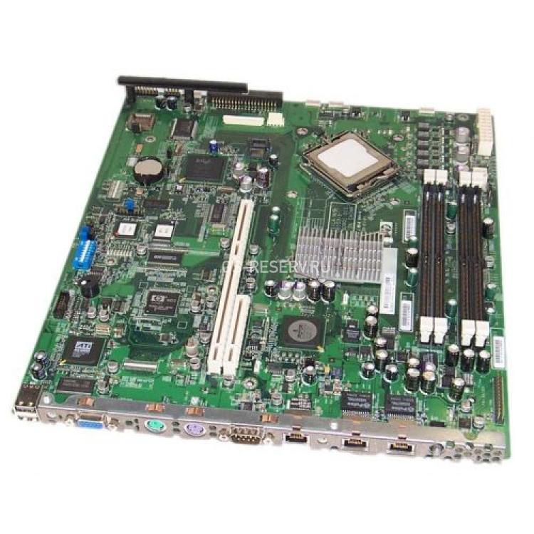 Материнская Плата HP iE3000 S775 4DualDDRII-667 2SATAII U100 2PCI-E8xRiser 2LAN1000 SVGA ATX 1U For DL320G5 DL320S(432924-001)