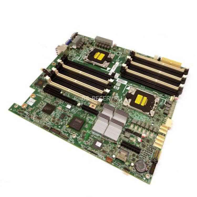 Материнская Плата HP i5520 Dual Socket 1366 18DDR3 6SATAII PCI-E16x 2.0/Riser PCI-E8x SVGA 2xGbLAN E-ATX 6400Mhz 1U For DL160G6 SL160zG6(494274-002)