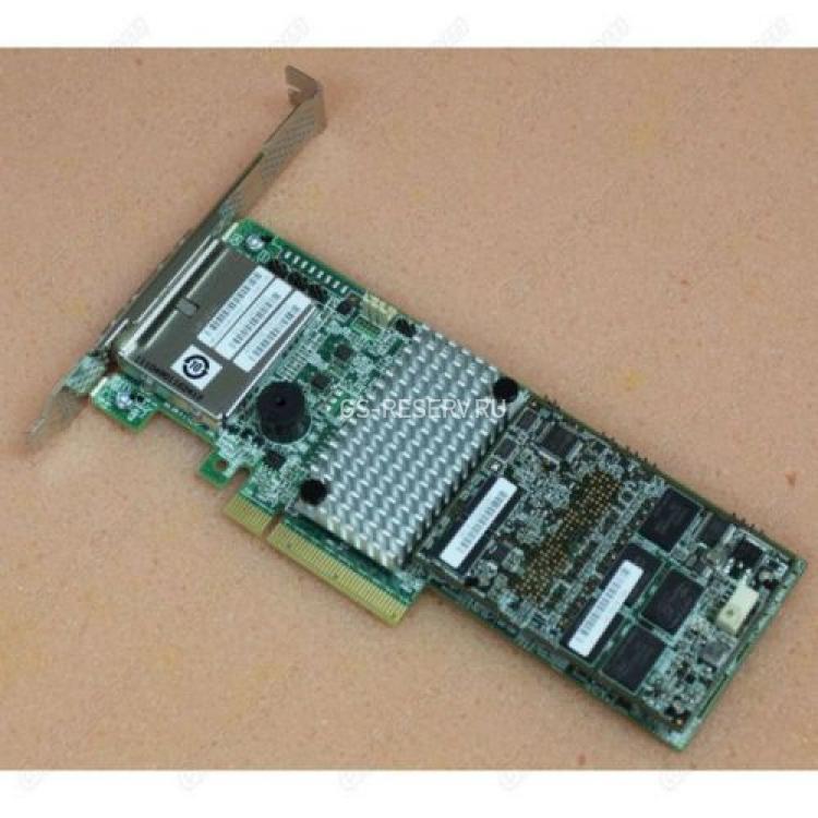 Контроллер SAS RAID LSI Logic CPU XOR PowerPC 800Mhz LSISAS2208 1Gb DDRIII CacheVault Flash Ext-2xSFF8088 8xSAS/SATA RAID60 U600 6G PCI-E8x 3.0(MegaRAID SAS 9286CV-8e)