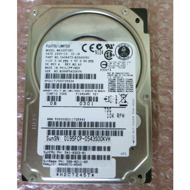 Жесткий Диск Fujitsu 73Gb (U300/10000/8Mb) SAS 2,5"(MAV2073RC)