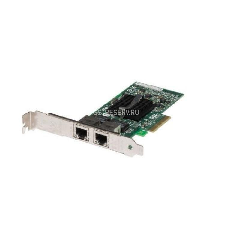 Сетевая Карта Dell (Intel) Pro/1000 PT Dual Port Server Adapter i82571EB 2x1Гбит/сек 2xRJ45 LP PCI-E4x(EXPI9402PT)