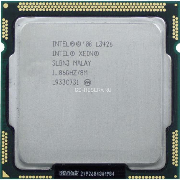 Процессор Intel Xeon 1866(3200)Mhz (2500/L3-8Mb) Quad Core 45Wt Socket LGA1156 Lynnfield(L3426)