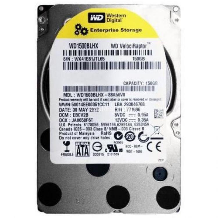 Жесткий Диск Western Digital VelociRaptor 150Gb (U600/10000/32Mb) RAFF 6G SATAIII 2,5"(WD1500BLHX-01V7BV0)