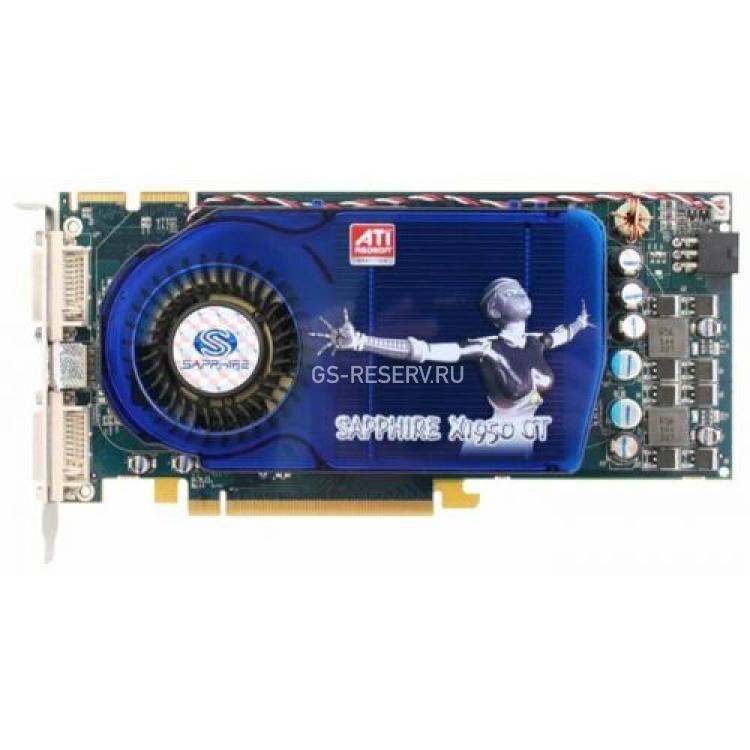 Видеокарта Sapphire ATI RadeOn X1950GT 512Mb 256Bit GDDR3 DualDVI TV-Out CrossFire PCI-E16x(SAPX1950GT)