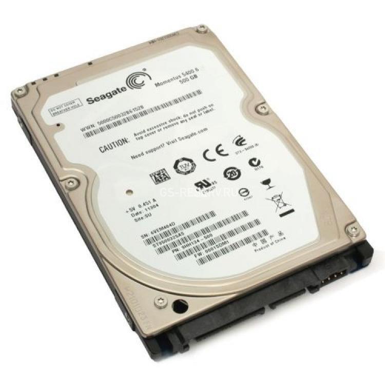 Жесткий Диск Seagate Momentus 5400.6 500Gb (U300/5400/8Mb) NCQ SATAII 2,5"(ST9500325AS)