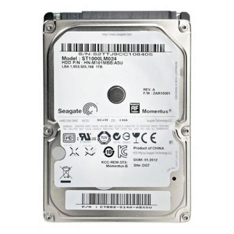 Жесткий Диск Seagate Momentus 5400 (Samsung Spinpoint) 1Tb (U600/5400/8Mb) NCQ SATAIII 2,5"(45K0682)