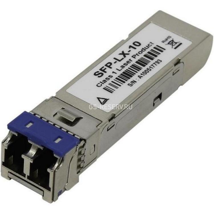 Transceiver SFP ZyXEL 1Gbps 1000Base-LX Tx-1310nm Rx-1490nm 10km Single-Mode Pluggable miniGBIC LC(SFP-LX-10)