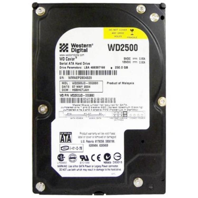 Жесткий Диск Western Digital Caviar SE 250Gb (U150/7200/8Mb) SATA(125)