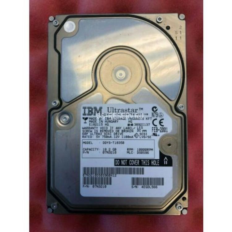 Жесткий Диск IBM Ultrastar 36LZX 18,2Gb (U160/10000/4Mb) 68pin U160SCSI(07N3210)