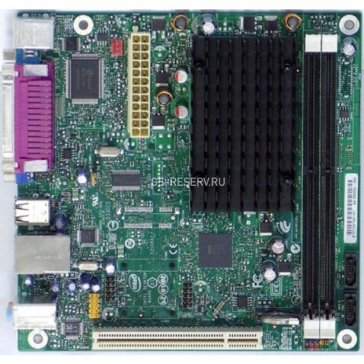 Материнская Плата Intel CPU Intel Atom D410 NM10 2DualDDRII 2SATAII PCI SVGA LAN1000 AC97-2ch Mini-ITX(E80287)