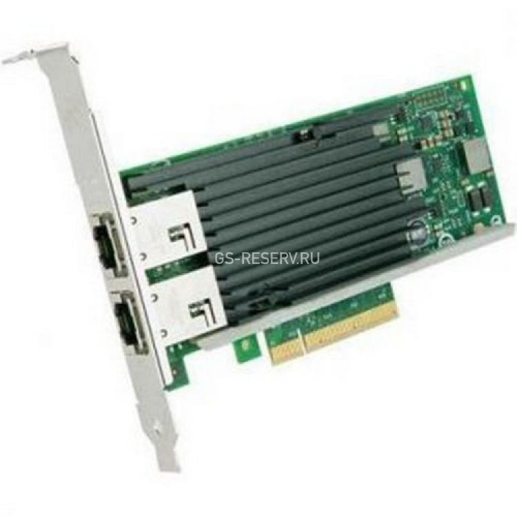 Сетевая Карта Intel Dual Port 10Gigabit Copper Ethernet Server Bypass Adapter 2x10Гбит/сек 2xRJ45 LP PCI-E8x(X540T2)