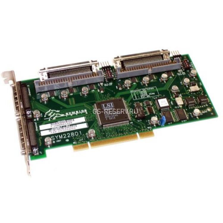 Контроллер SCSI Symbios Logic LSI53C876 Int-2x50/2x68Pin Ext-2xVHDCI UWSCSI PCI(SYM22801)