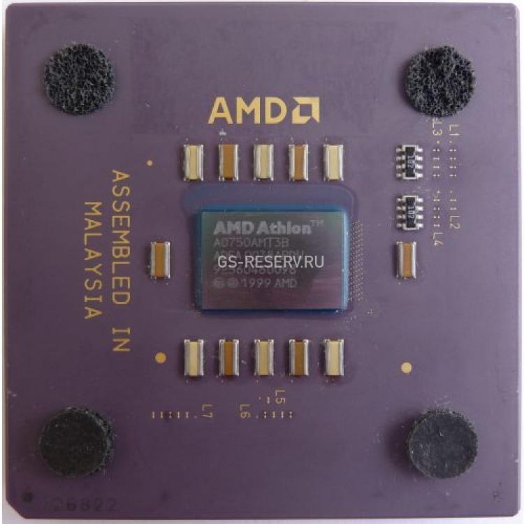 Процессор AMD Athlon 750Mhz (256/200/1,75v) Socket 462 Thunderbird(A0750AMT3B)