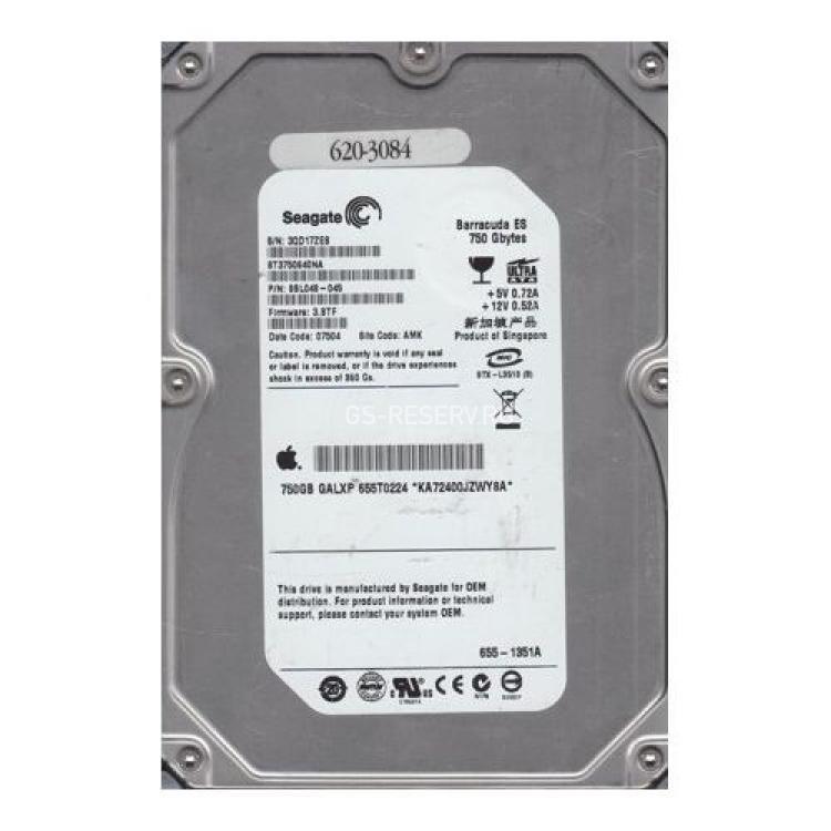 Жесткий Диск Seagate Barracuda ES 750Gb (U100/7200/16Mb) IDE(9BL048)
