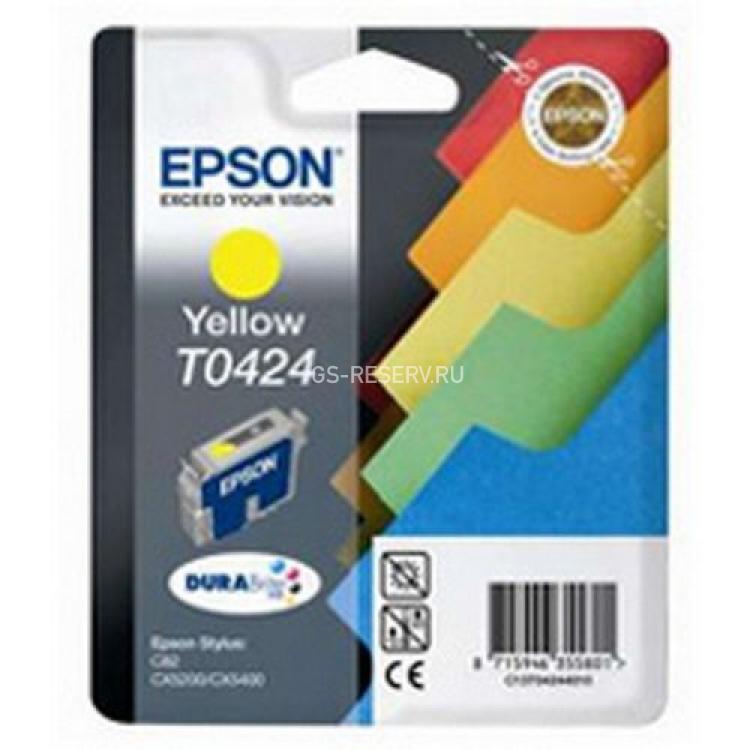 Картридж Epson 20 Stylus(CX5200 CX5400 C82 C82N C82WN) 20ml Yellow(T0424)