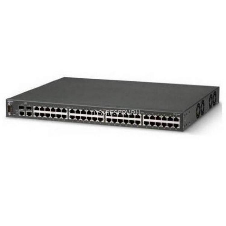 Коммутатор Nortel Switch 48port-10/100/1000Mbps 2port-10/100/1000Mbps or 2xSFP+ 50xRJ45 2xSFP+ RS232 Managed Layer 3 19" 1U(BES110-48T)