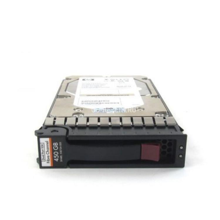 Жесткий Диск HP 450Gb (U4096/10000) 40pin Fibre Channel 3,5" For StorageWorks EVA 4400 6400 8400 M6412 EVA 4100 4000 6100 6000 8100 8000 M5314(AP731A)