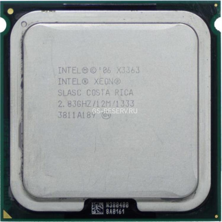 Процессор Intel Xeon 2833Mhz (1333/L2-2x6Mb) Quad Core 80Wt Socket LGA775 Yorkfield-CL(X3363)