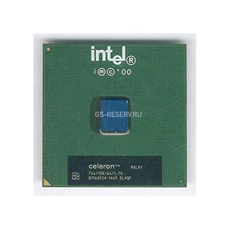 Процессор Intel Celeron 766Mhz (128/66/1,7v) FCPGA Coopermine(SL4QF)