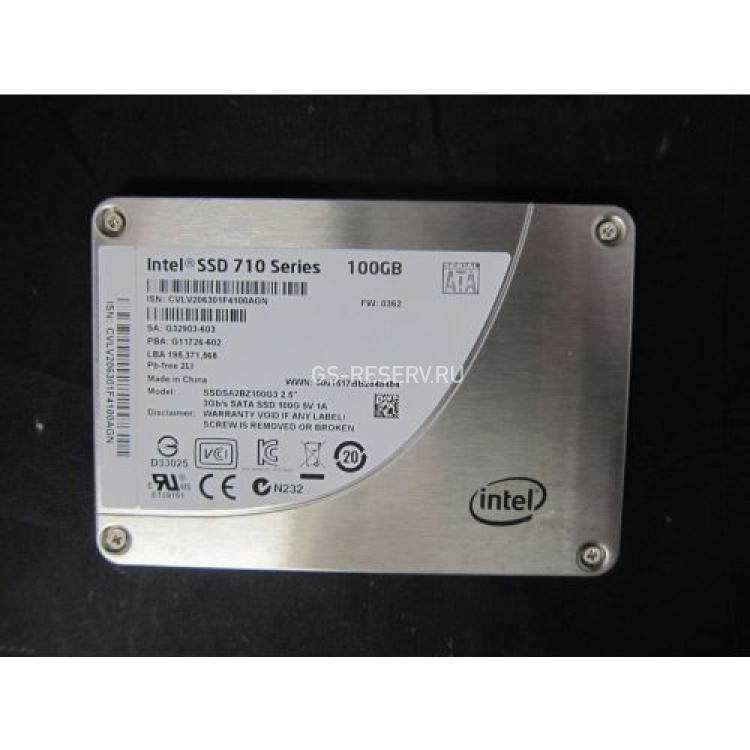 Твердотелый Накопитель SSD Intel SSD 710 Series 100Gb 270Мб/сек MLC 3G SATAII 2,5" 7mm(G32903)