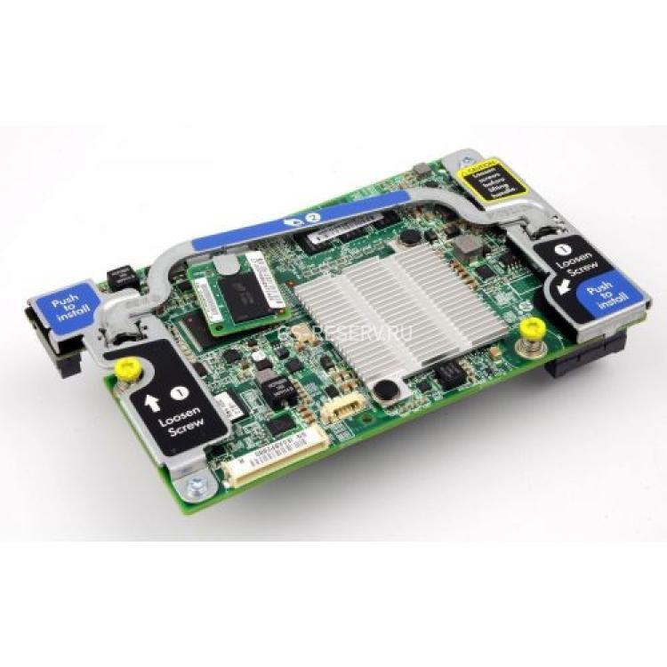 Контроллер SAS RAID HP Smart Array 512Mb 4SAS/SATA RAID10 U600 PCI-E Mezzanine For BL420c Gen8 BL460c Gen8 WS460c Gen8(690164-B21)