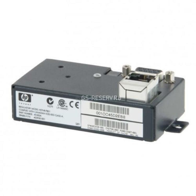 Плата Удаленного Управления HP PDU Management Module 2xRS-232 10/100Мбит/сек RJ45 Web/SNMP For UPS R8000/3 R12000/3 RP36000/3(012807-001)